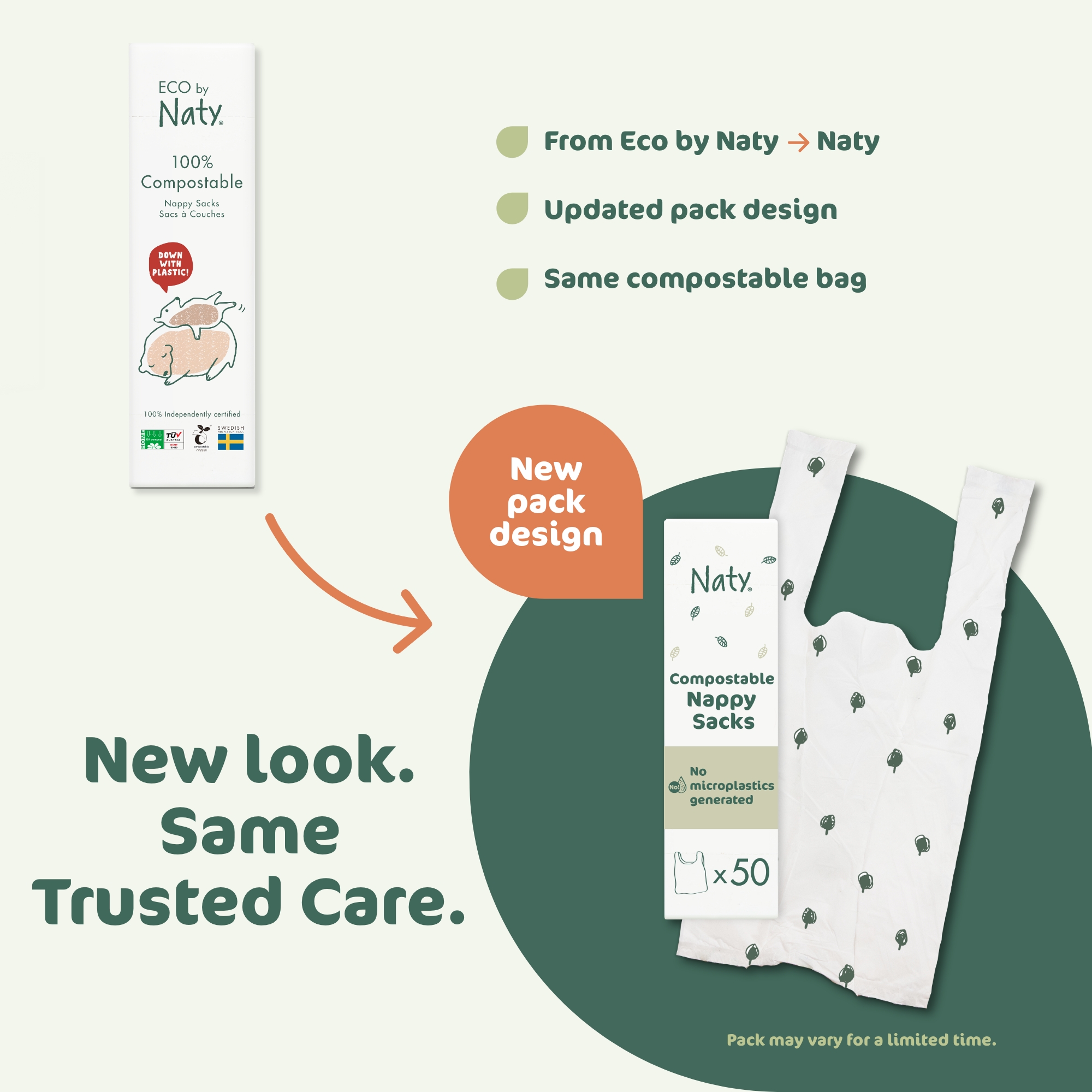 Disposal Diaper Bags (New), , thumbnail, Eco by Naty